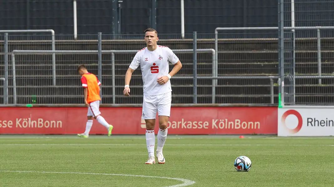 Hat erneut für die U17 des 1. FC Köln getroffen: Luis Stapelmann. (Foto: GEISSBLOG)