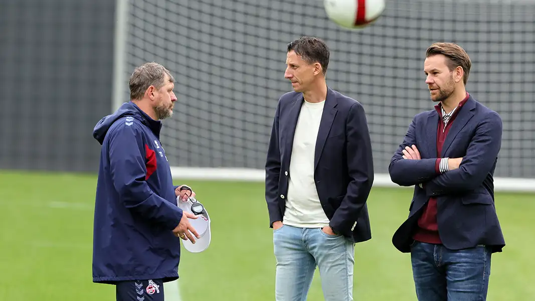 Steffen Baumgart, Christian Keller und Thomas Kessler. versuchen die aktuelle Krise mit Ruhe zu bewältigen. (Foto: Bucco)