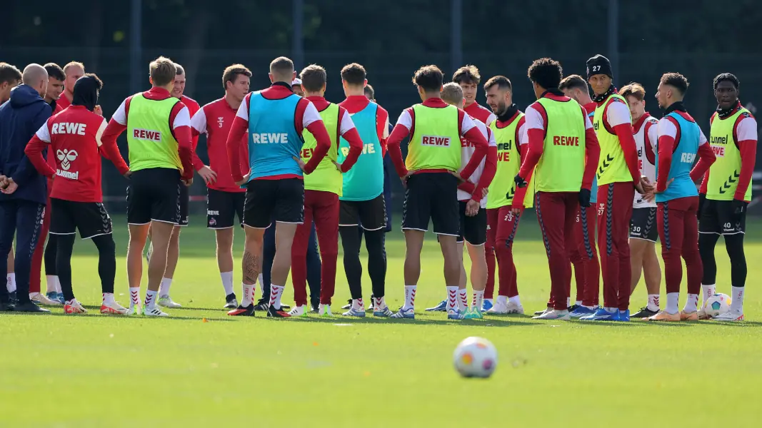 Nahezu der komplette Kader des 1. FC Köln ist wieder im Mannschaftstraining. (Foto: Bucco)