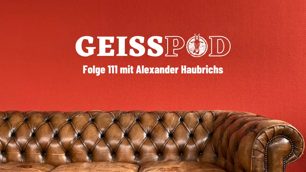 Der GEISSPOD mit Sonja, Marc und Alexander Haubrichs. (Foto: GEISSBLOG)