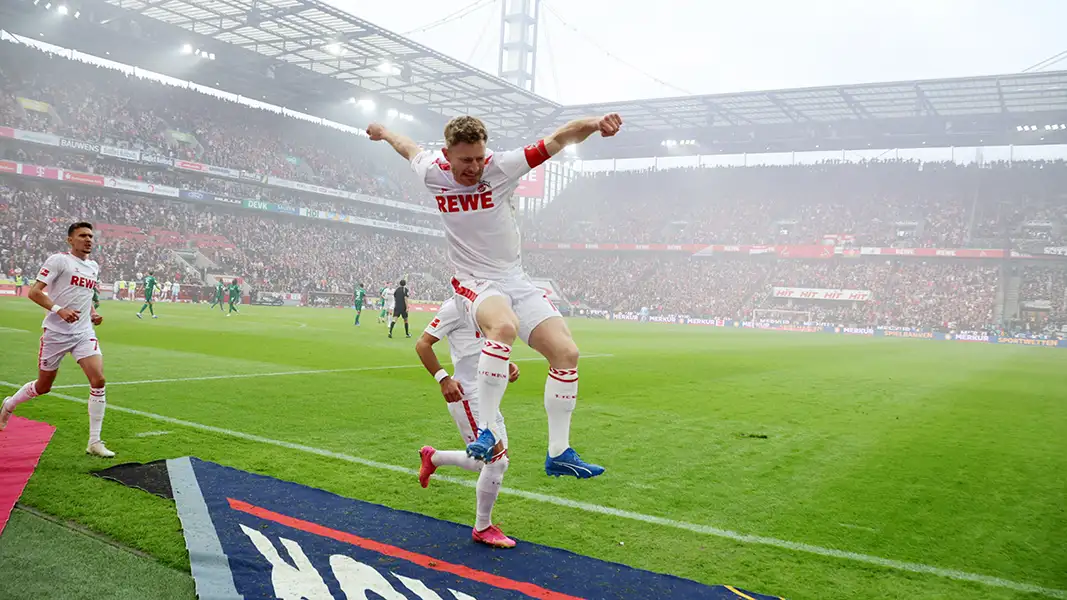 Florian Kainz bejubelt seinen Treffer zum 1:0. (Foto: Bucco)