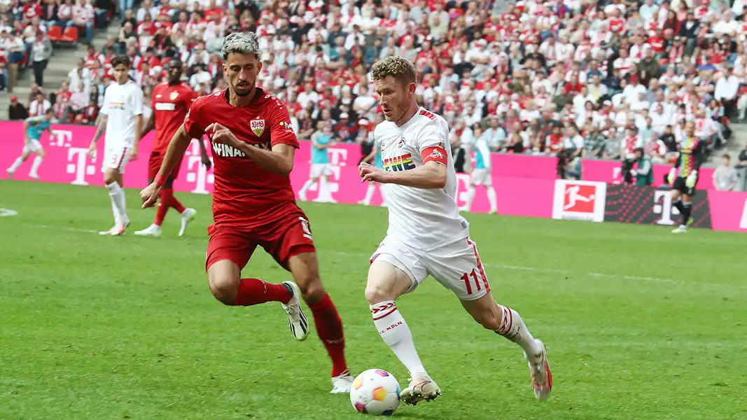 Florian Kainz in der Partie gegen den VfB Stuttgart. (Foto: Bucco)