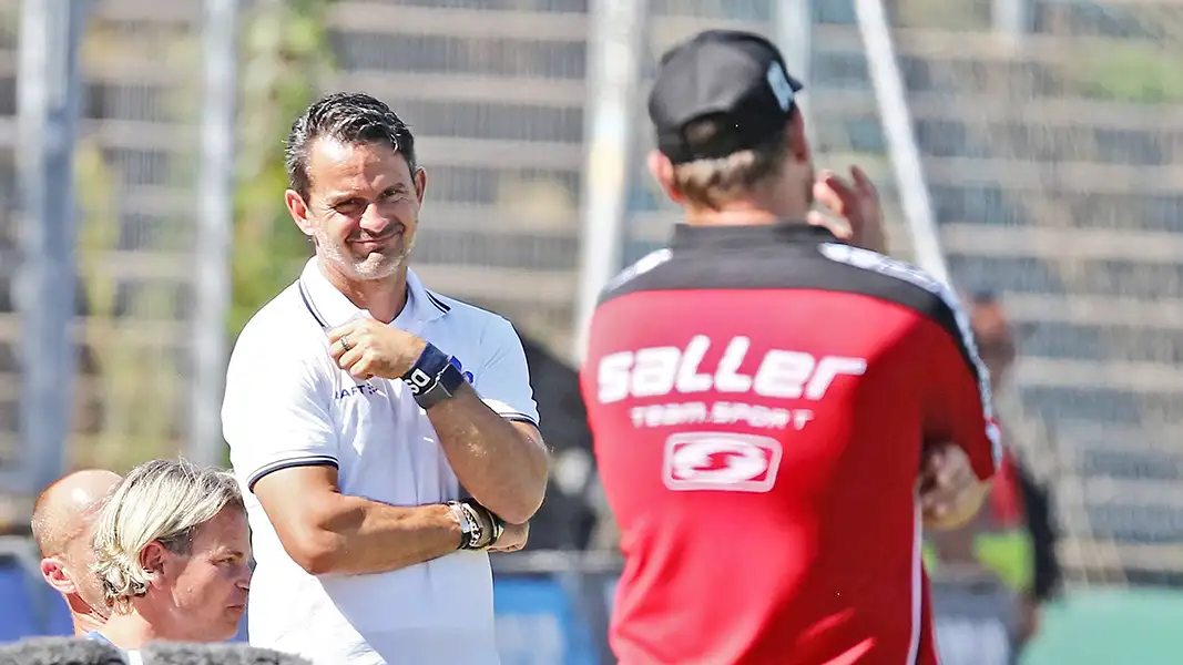 Dirk Schuster und Steffen Baumgart standen sich als Trainer bereits gegenüber - hier 2018. (Foto: IMAGO / Eibner)
