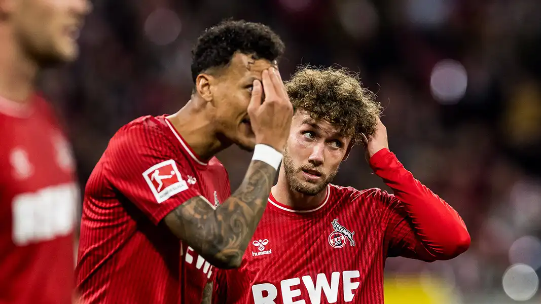 Davie Selke und Luca Waldschmidt im Spiel gegen Leipzig. (Foto: IMAGO / Beautiful Sports)