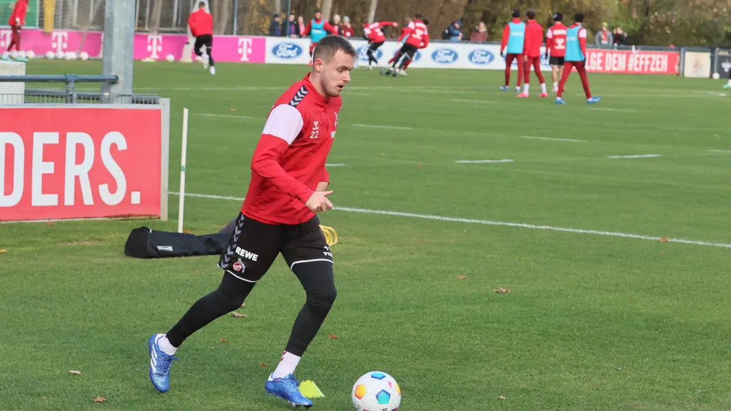 Jacob Christensen ist zurück im Mannschaftstraining. (Foto: Bucco)