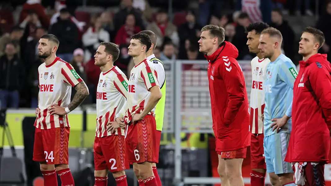 Enttäuschte Gesichter nach dem 1:1 gegen Augsburg: Der FC braucht dringend Punkte für den Klassenerhalt. (Foto: Bucco)