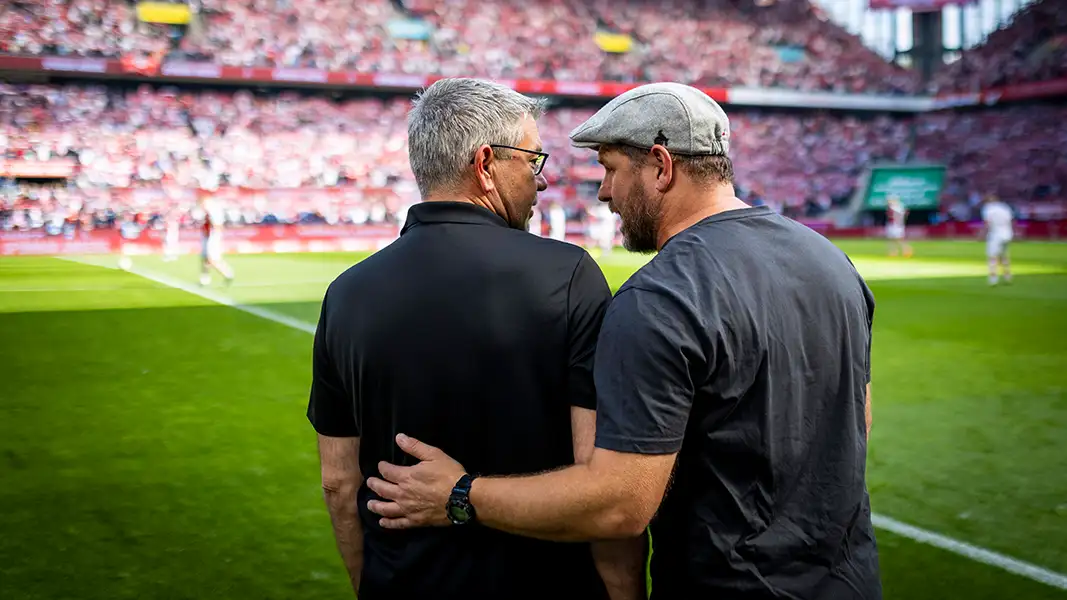 Urs Fischer und Steffen Baumgart. (Foto: IMAGO / Müller)