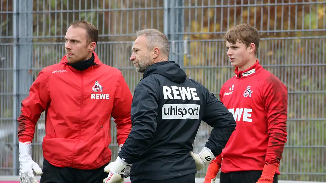 Marvin Schwäbe, Uwe Gospodarek und Jonas Urbig. (Foto: Bopp)