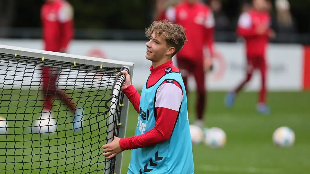 Meiko Wäschenbach im FC-Training. (Foto: Bucco)