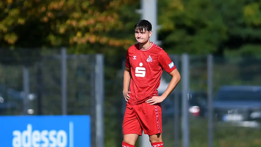 Nur Potocnik in Form: Die U19 des 1. FC Köln ist in dieser Saison nur Mittelmaß. (Foto: IMAGO / Treese)