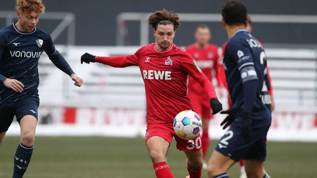 Das Testspiel gegen den VfL Bochum war wohl Noah Katterbachs letzter Einsatz für die Profis des 1. FC Köln. (Foto: Bucco)