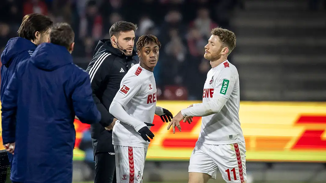 Gegen Wolfsburg gemeinsam in der Startelf? Justin Diehl und Florian Kainz. (Foto: IMAGO / Beautiful Sports)