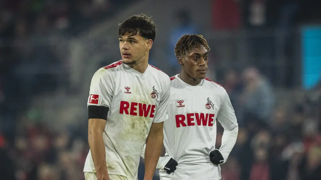 Max Finkgräfe und Justin Diehl laufen nun gemeinsam für die Profis des 1. FC Köln auf. (Foto: IMAGO / Moritz Müller)