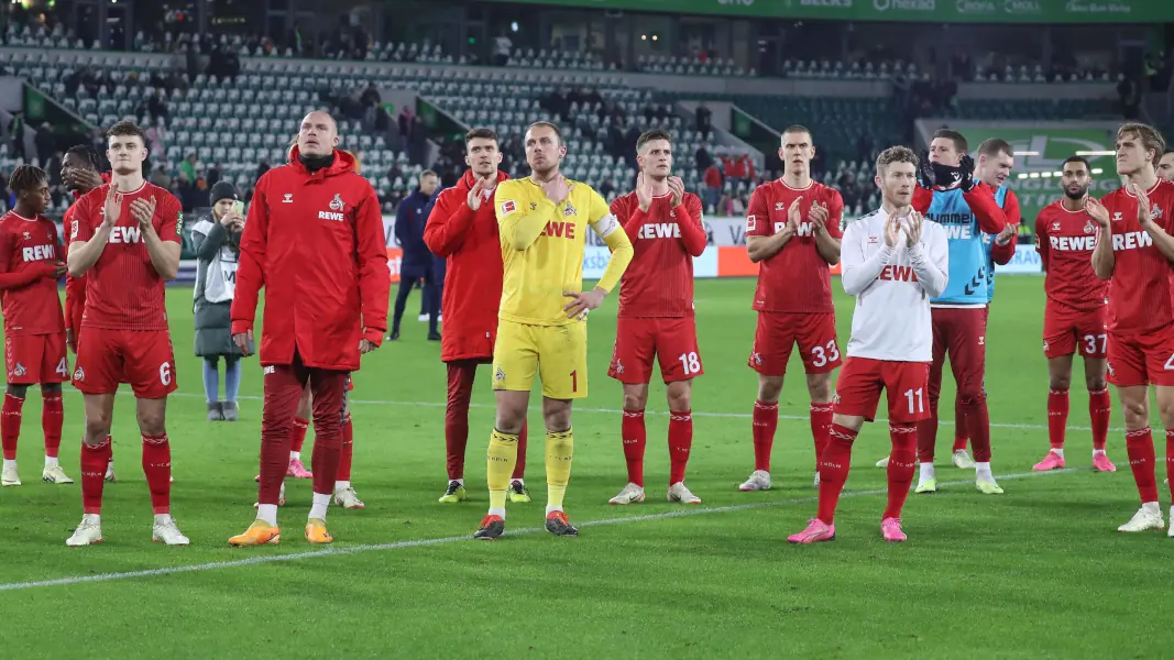 Der 1. FC Köln holte in Wolfsburg seinen zwölften Punkt. (Foto: IMAGO / Jan Huebner)