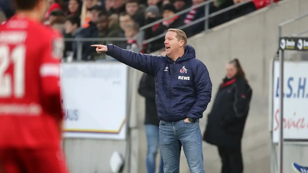 Timo Schultz steht vor seinem ersten Pflichtspiel als Trainer des 1. FC Köln. (Foto: Bucco)