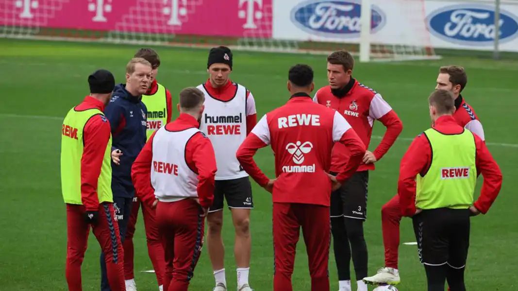 Die erste Trainingseinheit von Timo Schultz beim 1. FC Köln. (Foto: Bucco)