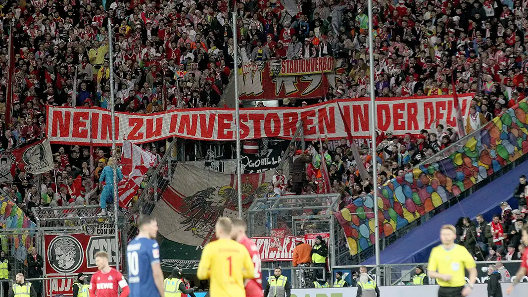 Die FC-Fans stehen zu ihrem Nein gegen Investoren in der DFL. (Foto: IMAGO / Avanti)