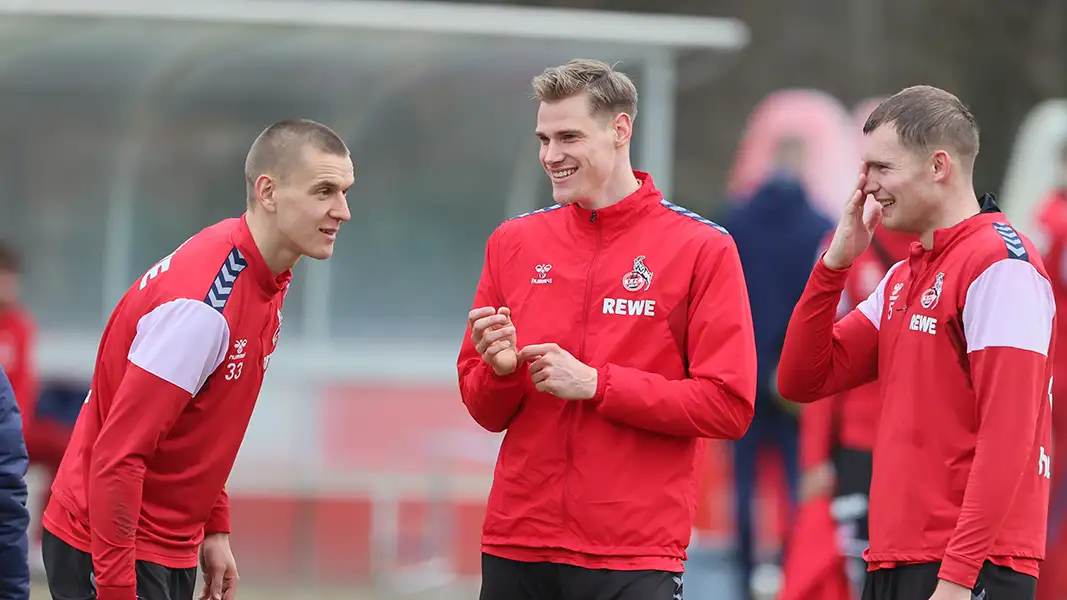 Florian Dietz reist nicht mit dem 1. FC Köln nach Stuttgart. Steffen Tigges und Luca Kilian sind dabei. (Foto: Bucco)