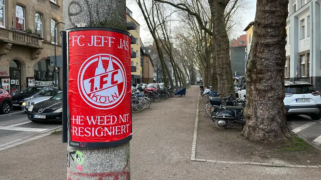 Plakate in ganz Köln: FC-Fans mit Botschaft vor Derby
