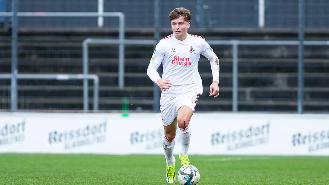 Matti Wagner hat sein Debüt für die U21 des 1. FC Köln gegeben. (Foto: IMAGO / Beautiful Sports)