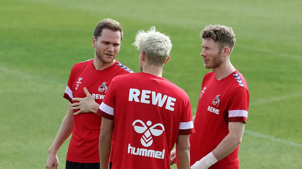 Benno Schmitz, Luca Waldschmidt und Kapitän Florian Kainz. (Foto: GEISSBLOG)