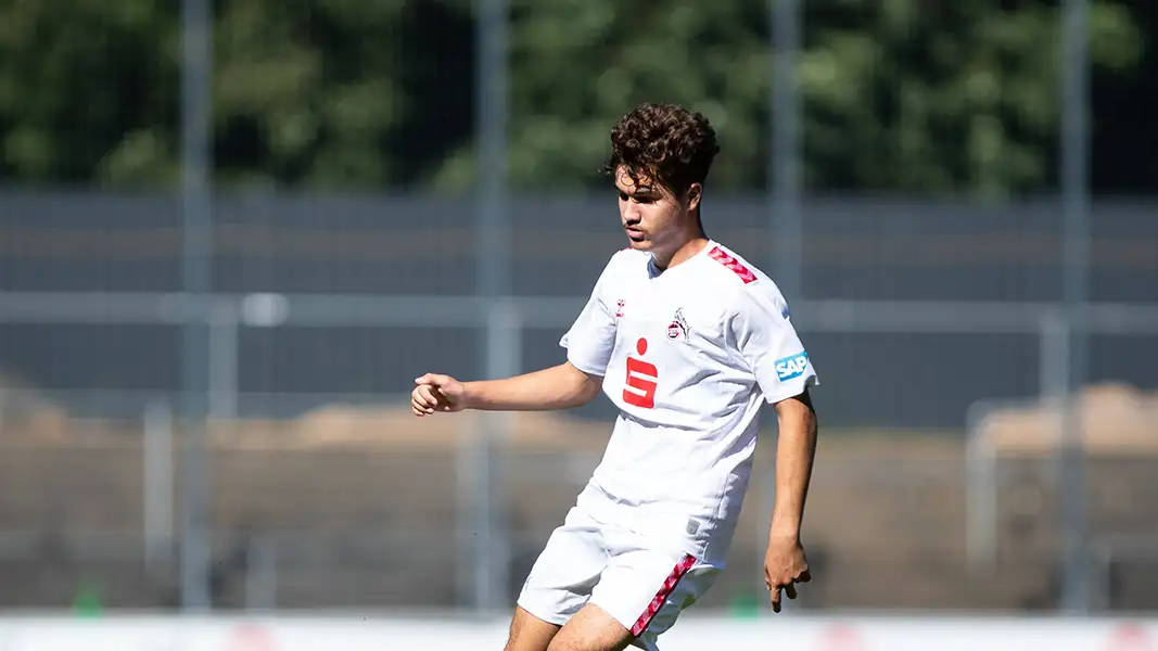 Etienne Borie hat für die U19 des 1. FC Köln den Siegtreffer erzielt. (Foto: IMAGO / Beautiful Sports)