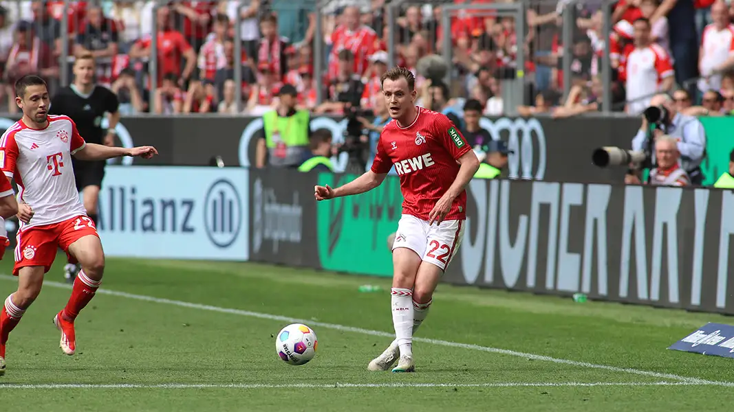 Jacob Christensen hat gegen den FC Bayern sein Startelf-Debüt für den 1. FC Köln gefeiert. (Foto: IMAGO / Wagner)