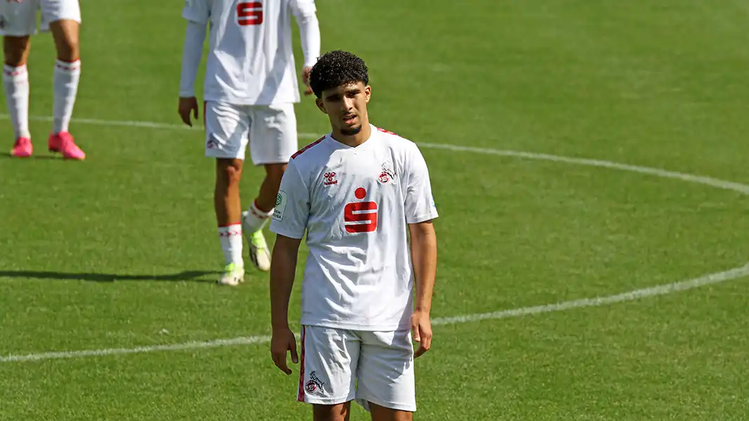 Fayssal Harchaoui im Trikot der U19. (Foto: GEISSBLOG)