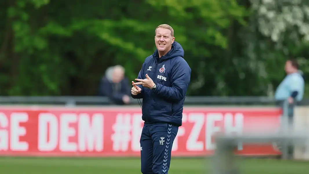 Timo Schultz zählt die Tage bis zur Rettung des 1. FC Köln. (Foto: Bucco)