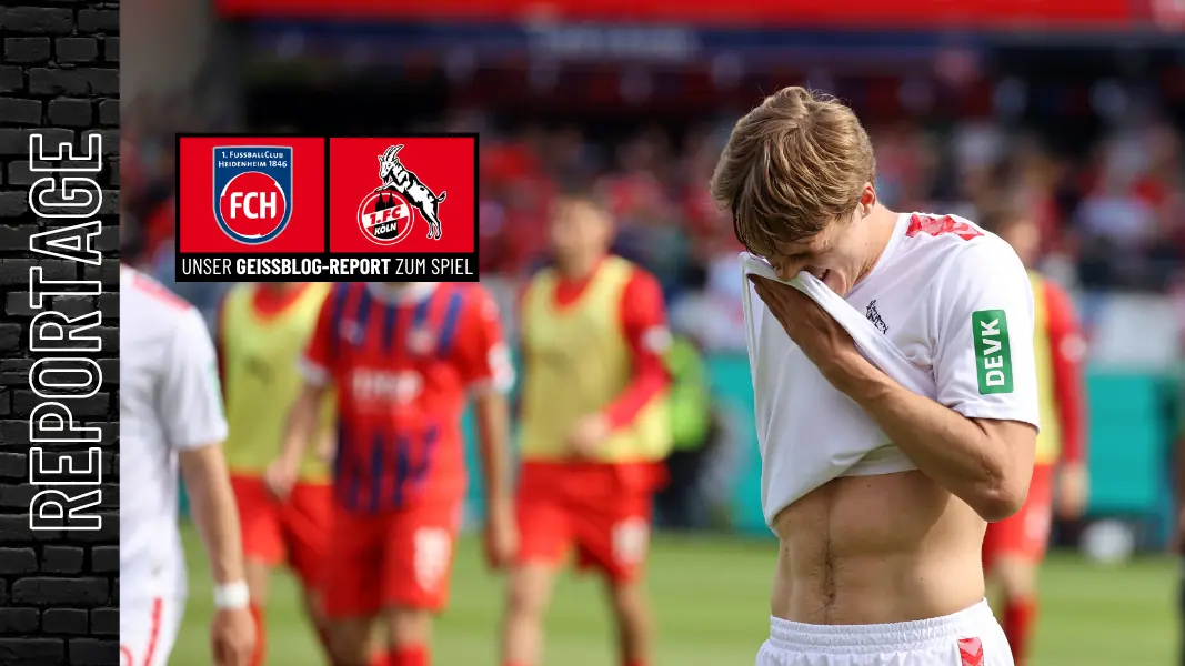 Der 1. FC Köln steigt ab. (Foto: IMAGO / Sportfoto Rudel)