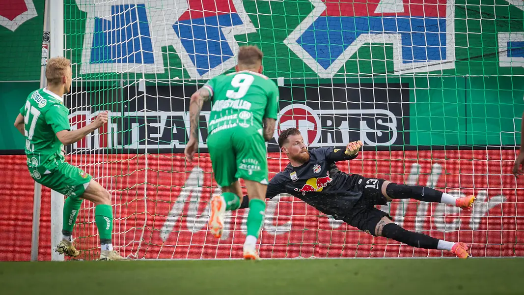 Timo Horn hat sein Debüt für Salzburg gefeiert, konnte die Niederlage aber nicht verhindern. (Foto: IMAGO / GEPA pictures)