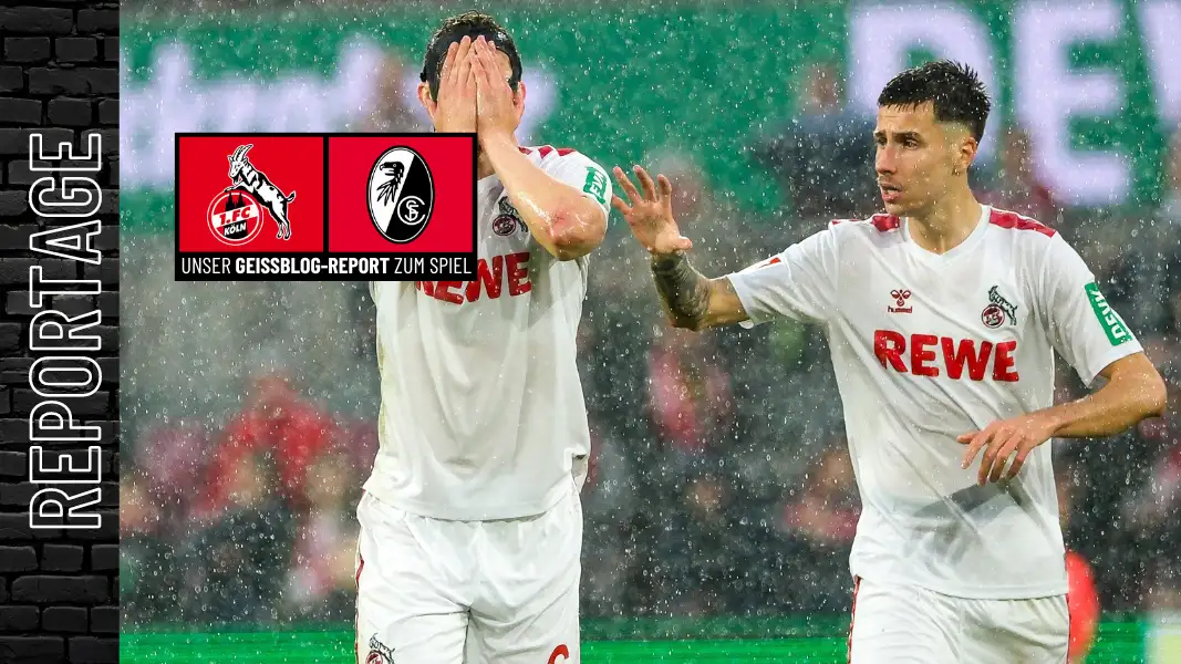 Das 0:0 gegen den SC Freiburg könnte für den 1. FC Köln den Abstieg bedeuten. (Foto: IMAGO / Eibner)