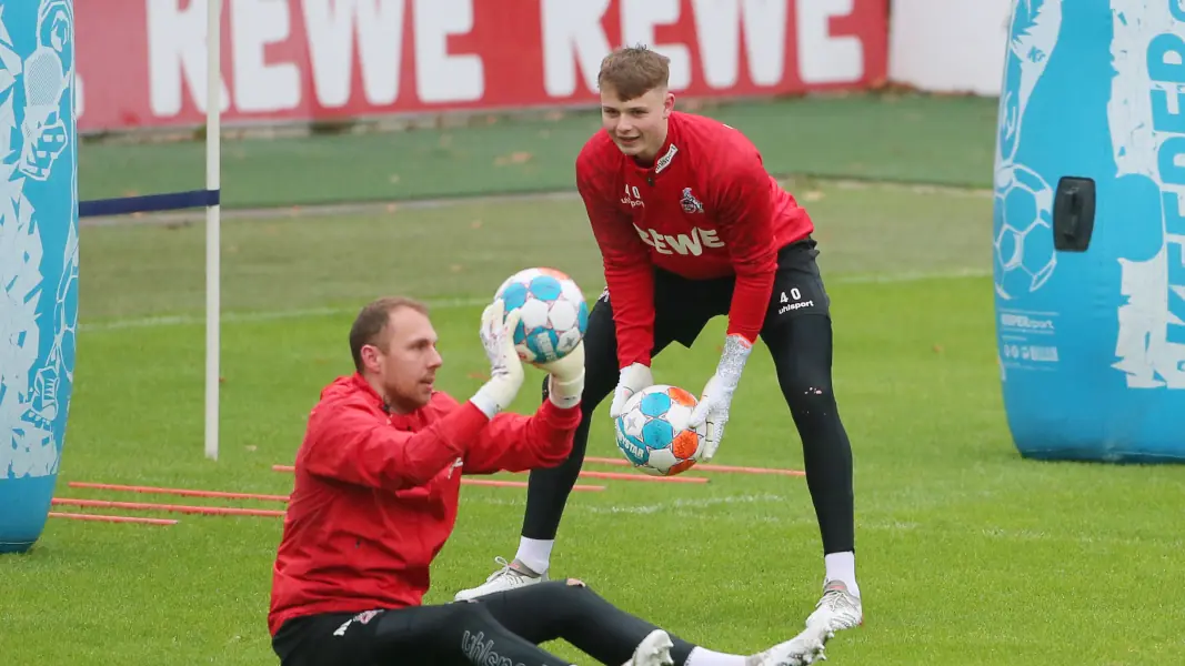 Marvin Schwäbe und Jonas Urbig beim gemeinsamen Training. (Foto: Bucco)