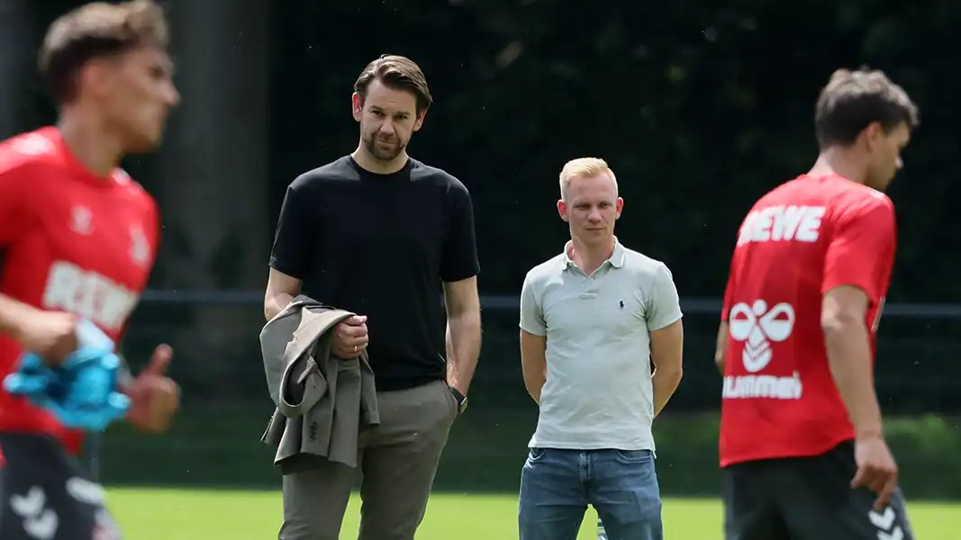 Thomas Kessler und Sascha Bigalke am Montag beim Training. (Foto: Bucco)