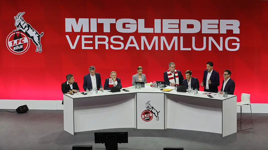 Die Mitgliederversammlung des 1. FC Köln 2023. (Foto: Bucco)