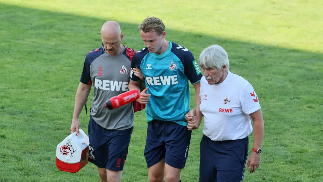 Jacob Christensen konnte den Platz gegen Udinese Calcio nur gestützt verlassen. (Foto: Bucco)