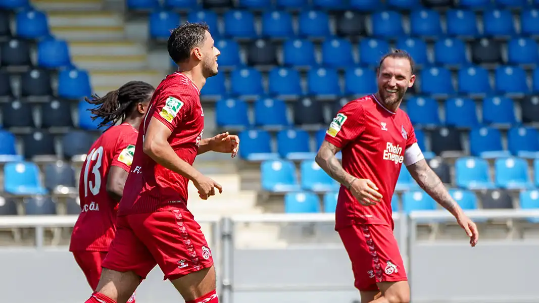 Joao Pinto, Teoman Akmestanli und Marco Höger hatten zum Saisonauftakt der U21 Grund zur Freude. (Archivbild: IMAGO / Jan Huebner)