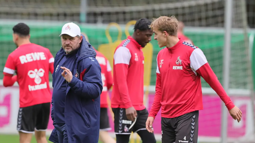 Steffen Baumgart und Timo Hübers während ihrer gemeinsamen Zeit am Geißbockheim. (Foto: Bucco)