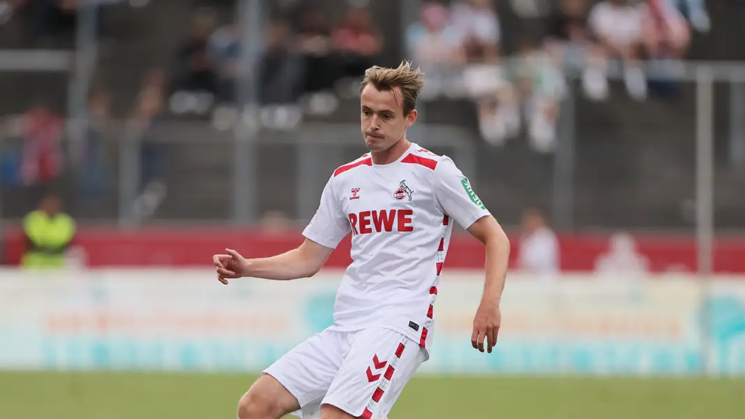 Jacob Christensen beim Testspiel gegen Rheingold Poll. (Foto: Bucco)