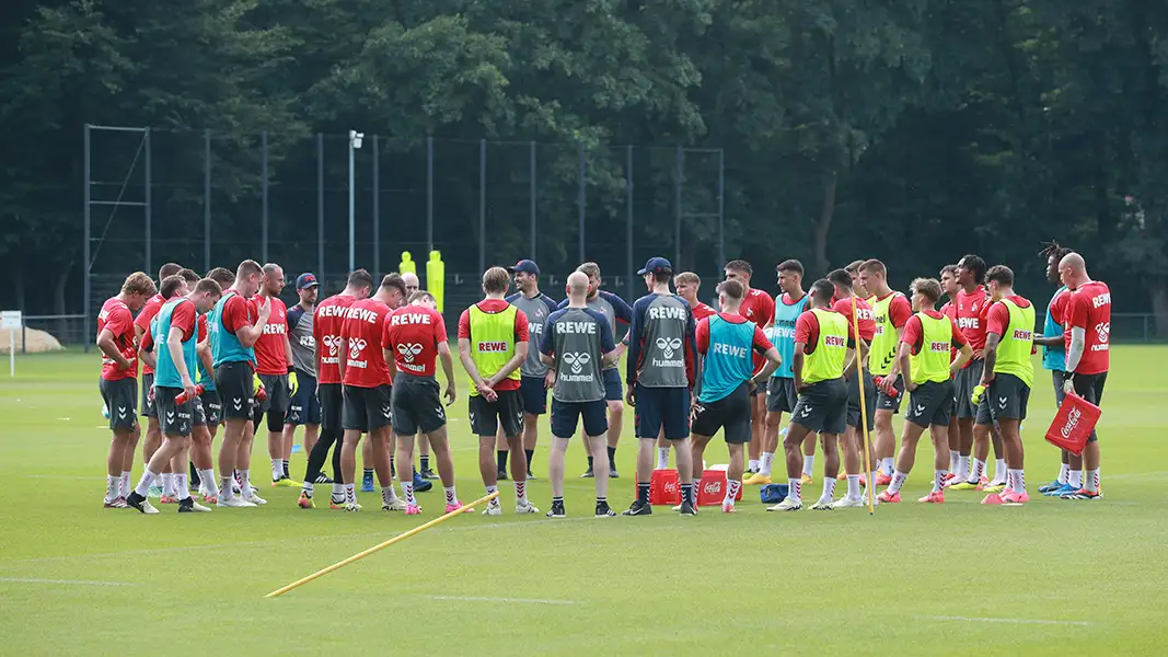 Der 1. FC Köln trainiert aktuell noch mit einem großen Kader. (Foto: Bucco)