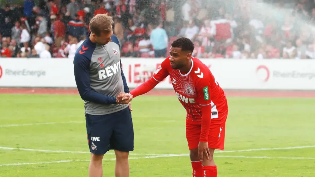 Linton Maina hat sich im Offenbach-Testspiel verletzt. (Foto: Bucco)