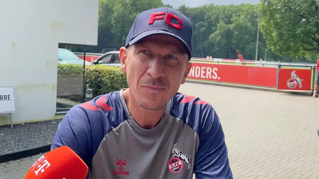 Gerhard Struber am Freitag nach dem Training. (Foto: Bucco)