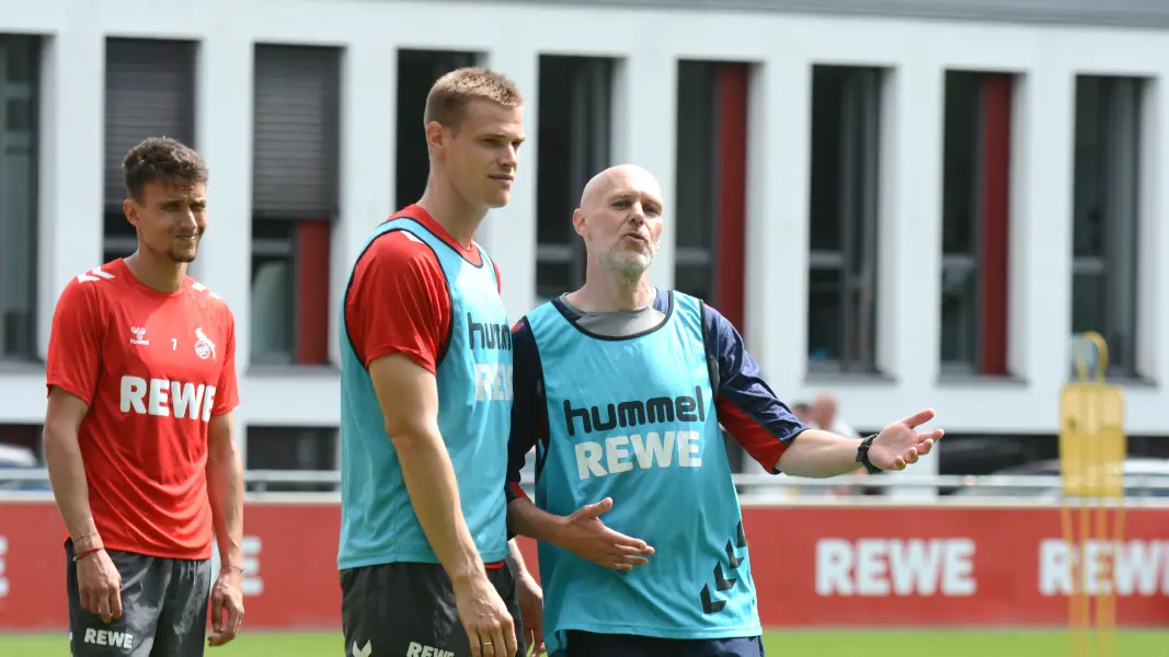 Thomas Hickersberger und Steffen Tigges beim Standard-Training. (Foto: GEISSBLOG)
