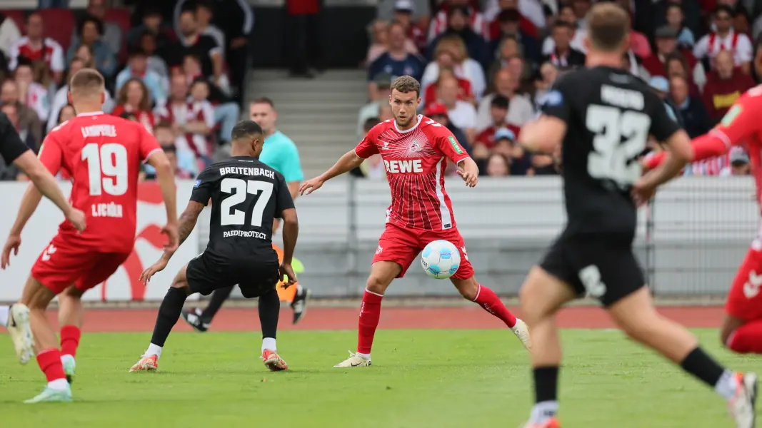 Luca Waldschmidt beim Testspiel gegen Offenbach. (Foto: Bucco)