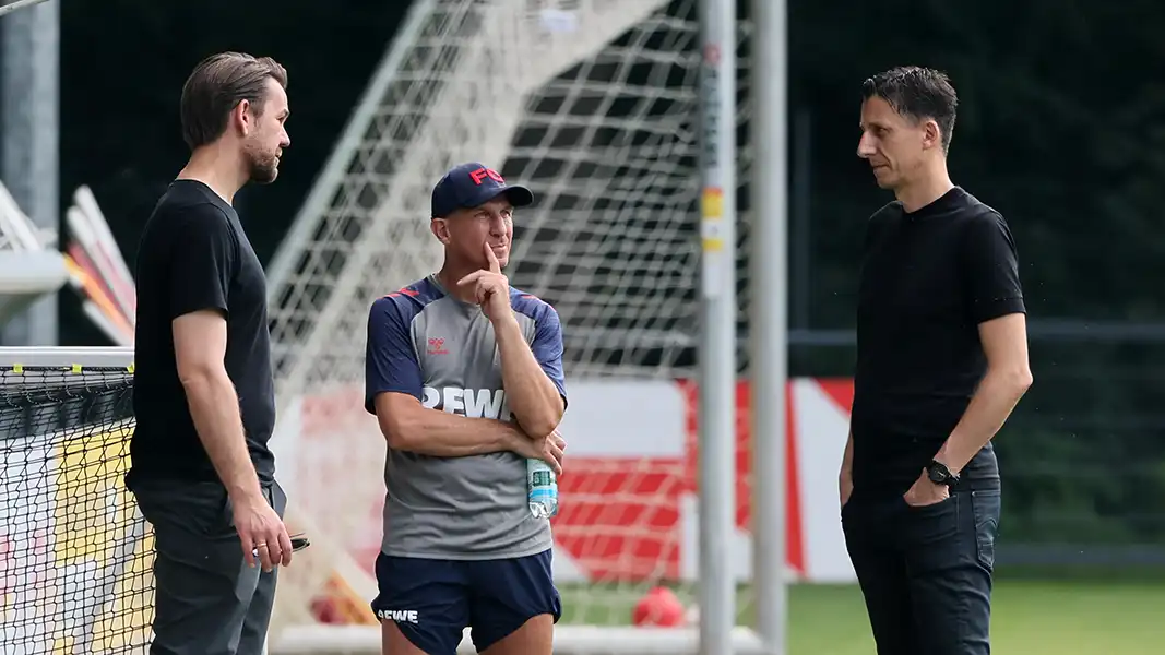 Thomas Kessler, Gerhard Struber und Christian Keller. (Foto: Bucco)