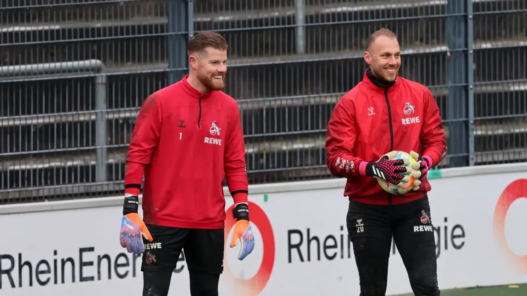 Timo Horn und Marvin Schwäbe zu gemeinsamen FC-Zeiten. (Foto Bucco)