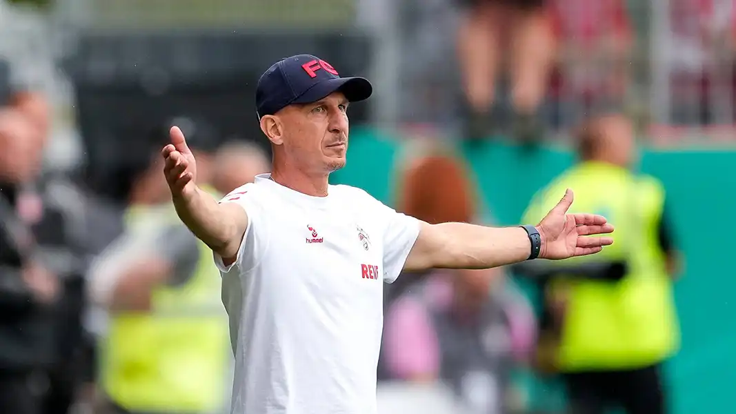 Gerhard Struber im Spiel in Sandhausen. (Foto: IMAGO / foto2press)