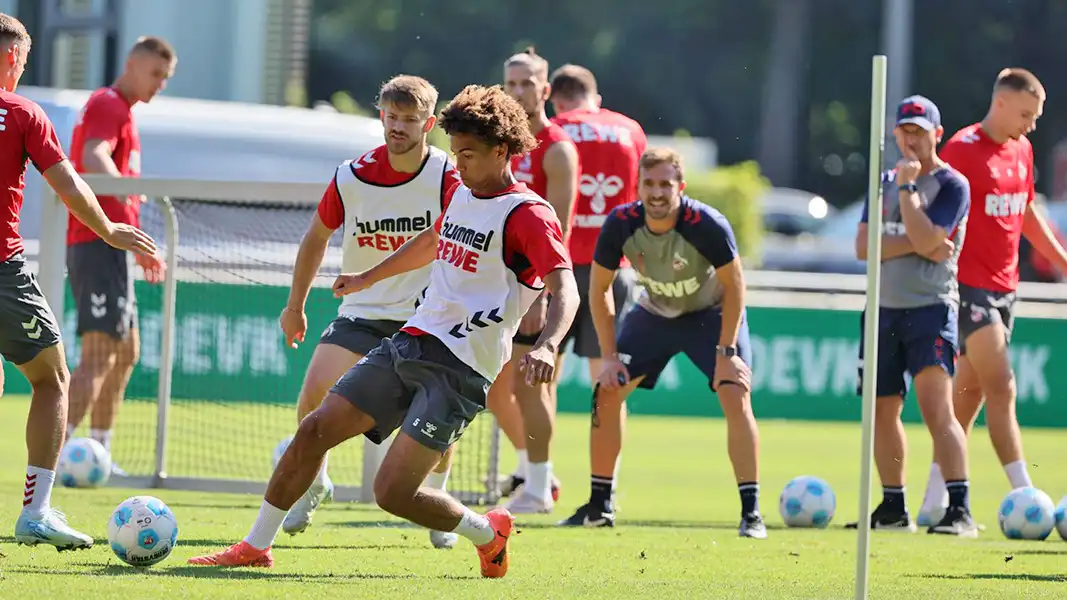 Neo Telle am Mittwoch im Profi-Training. (Foto: Bucco)