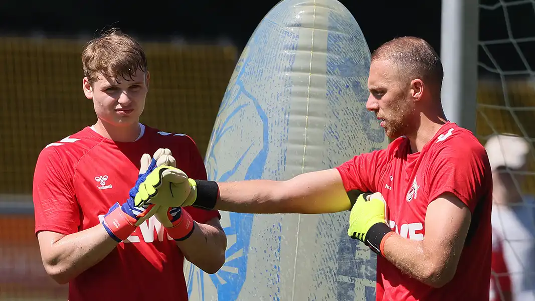 Jonas Urbig und Marvin Schwäbe. (Foto: Bucco)