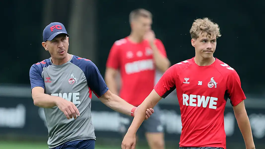 Meiko Wäschenbach im Training mit Chefcoach Gerhard Struber. (Foto: Bucco)